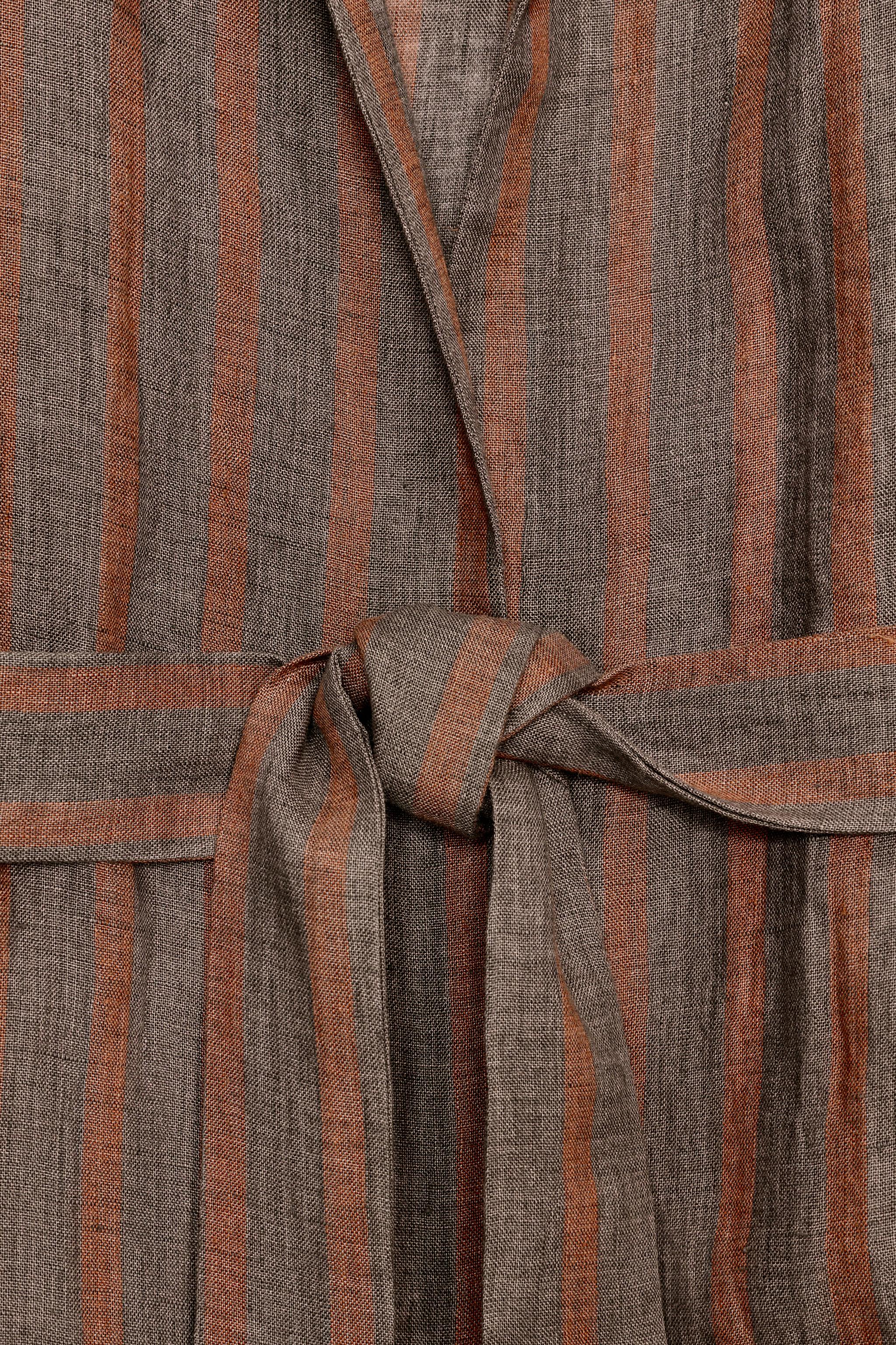 STRIPED 100% LINEN BLAZER
